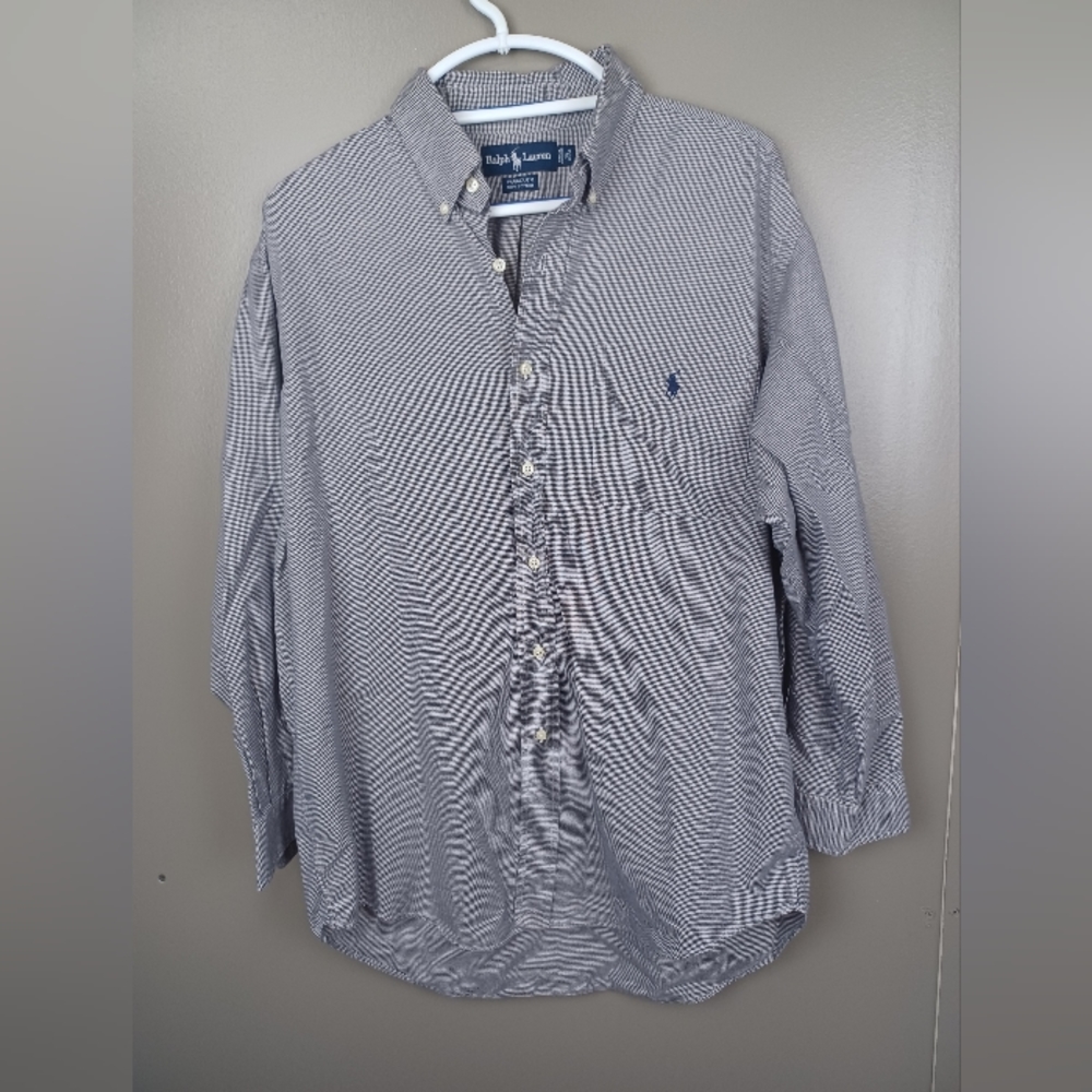 Ralph Lauren Mens Yarmouth cotton button up shirt 16 32/33